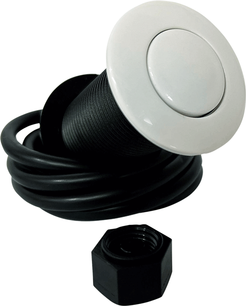 Пневмокнопка удлиненная для ИПО Bone Crusher/ цвет белый (Long air switch (white)